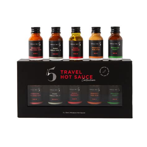 Best Mini Hot Sauce Gift Set Great For Travel New Launch From Chilli No