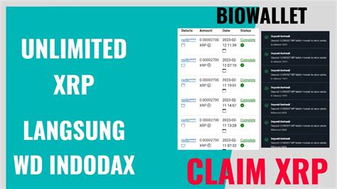 TUTORIAL UNLIMITED CLAIM XRP DARI BIOWALLET DENGAN TERMUX AUTO WD