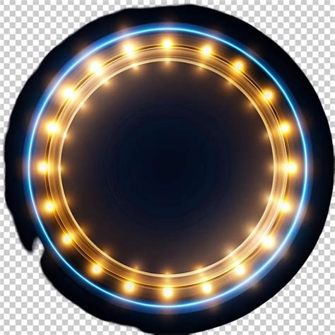 Circular Light Premium Ai Generated Psd