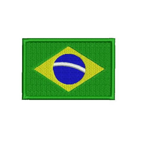 Matriz Bordado Bandeira Do Brasil Produtos Elo7