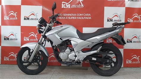 Yamaha YS 250 Fazer 2010 Prata KM Motos Sua Loja De Motos Semi Novas