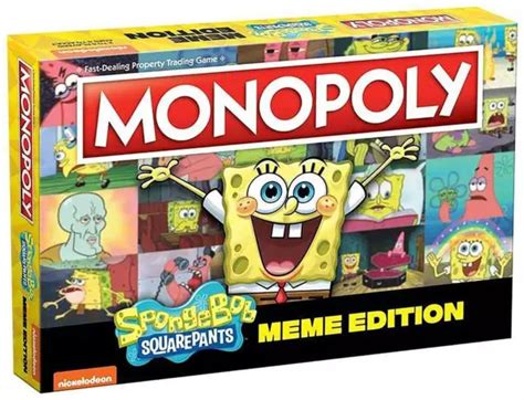 BOB LÉPONGE MEME Édition Monopoly Jeu de Société 2 6 Joueurs EUR 45 30