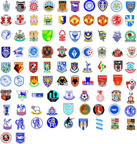 England Premier Football Soccer Teams Logos Cdr Svg Pdf Etsy