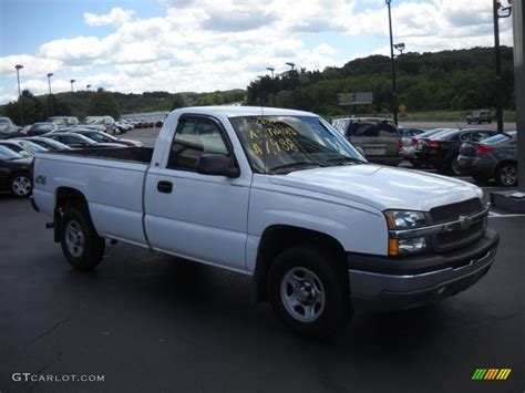 2003 Summit White Chevrolet Silverado 1500 Regular Cab 4x4 32177940 Photo 3