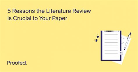 Why Write A Literature Review Proofed