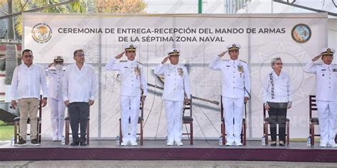 Llega El Vicealmirante Artemio Cuervo Salas A La S Ptima Zona Naval Con