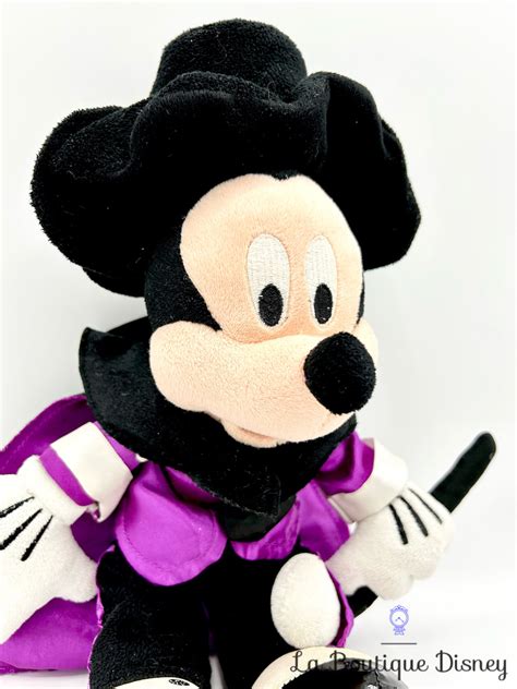 Peluche Mickey Mouse Magicien Disneyland Paris Disney Noir Violet