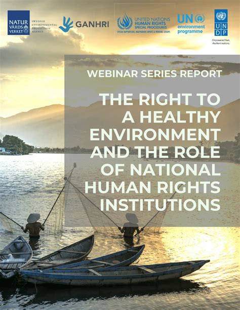 PDF The Right To A Healthy Environment And The Role Of National Human