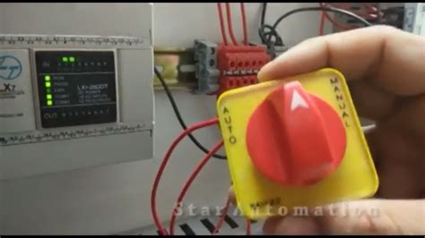 Connecting Push Button And Auto Manual Selector To Plc Youtube