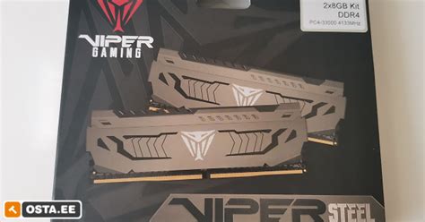 Patriot Viper Steel PVS416G413C9K DDR4 2x8 16GB (195393876) - Osta.ee