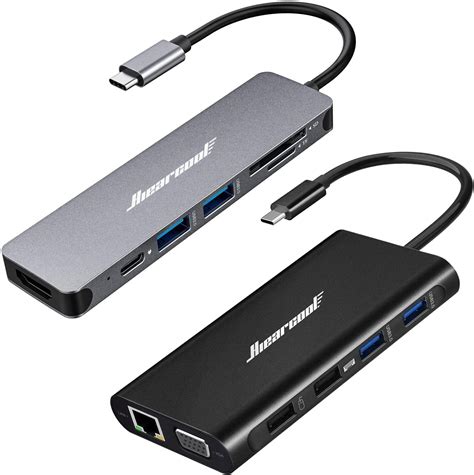 Amazon Hiearcool 7IN1 USB C Adapter And 11IN1 Docking Station USB