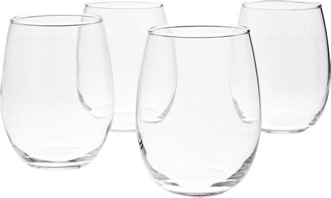 Mikasa Cheers Stemless Wine Glass 17 Ounce Set Of 4 Amazonca Home