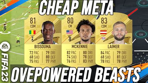 Fifa 23 Best Cheap Meta Overpowered Midfielders Youtube