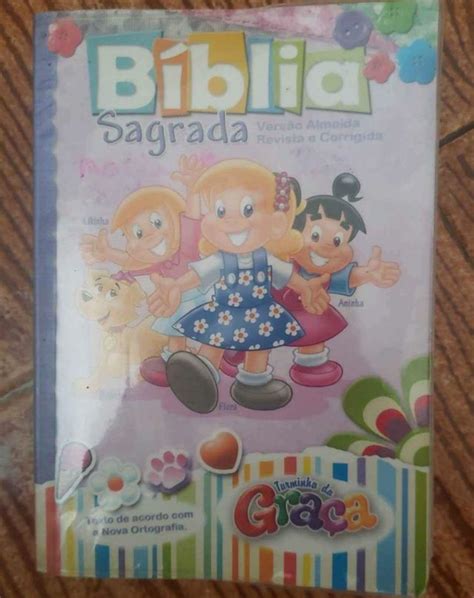 Biblia Sagrada Turminha da Graça Item Infantil Turminha Da Graca