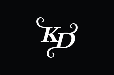 Monogram Kd Logo V Graphic By Greenlines Studios Creative Fabrica