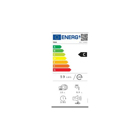 Lavavajillas Integrable Teka DFI 74960 10 Servicios 45 DB 45 Cm