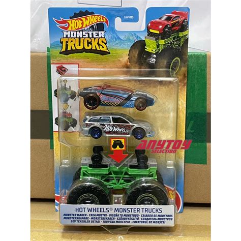 Hot Wheels Rodas Quentes MONSTER TRUCKS MAKER GWW13 1 64 Modelo Escala Fundida De Carro