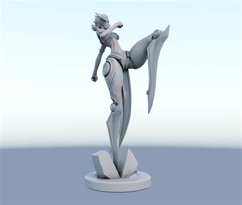 STL File Camille League Of Legends 3D Print Model 3D Printing Design