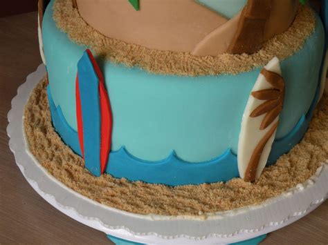 Surf Board Birthday Cake