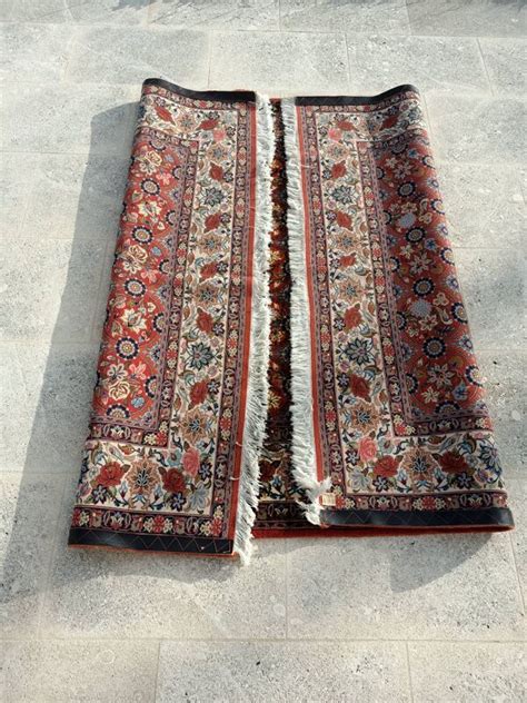 Tapis Ancien Veramin Laine Kork X Selency Em