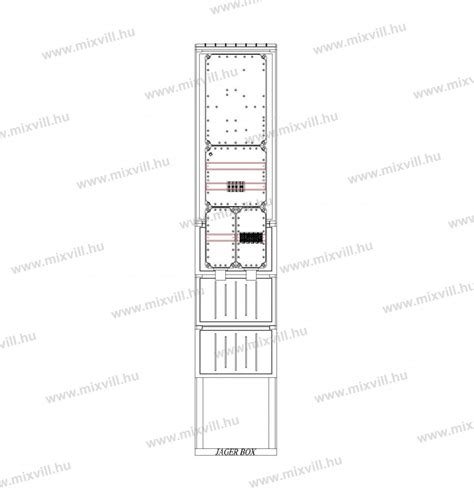 Csatári Plast PVT K L Fm 40 1 vagy 3 fázisú mérőhöz földkábeles