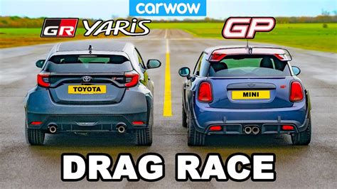 Toyota Gr Yaris V Mini Gp Drag Race Youtube