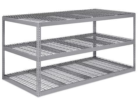 Wide Span Storage Rack Wire Decking 96 X 48 X 48 H 5326 Uline