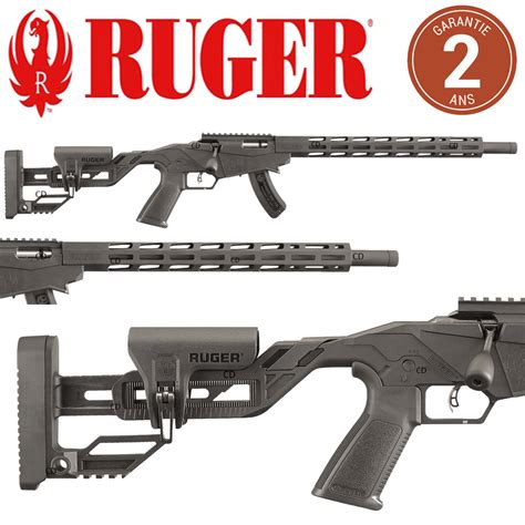 Carabine Ruger Précision Rimfire 17 Hmr Filetée Carabines à Verrou