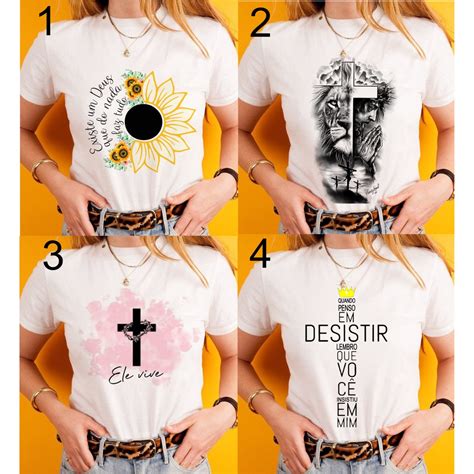 Blusa Camiseta Cristã Cristo Jesus T Shirt Feminina Yeshua Católica