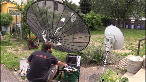 Testing Antennas For Goes Geostationary Weather Satellite Youtube