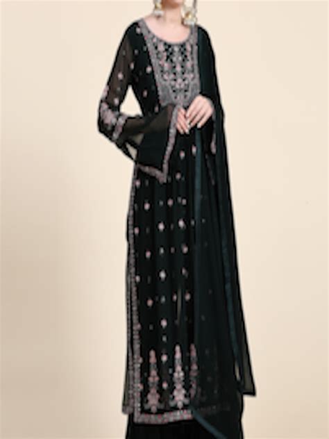 Buy KALINI Ethnic Motifs Embroidered Empire Thread Work Kurta With