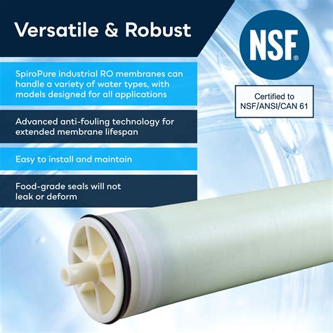 Ultra Low Pressure X Industrial Ro Membrane