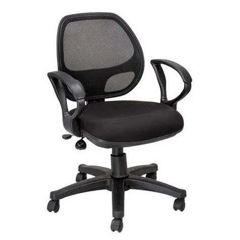 Fabric Mesh Back Revolving Chairs Black At Rs In New Delhi Id