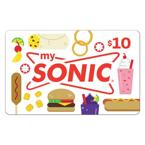 Sonic $10 Gift Card - Walmart.com