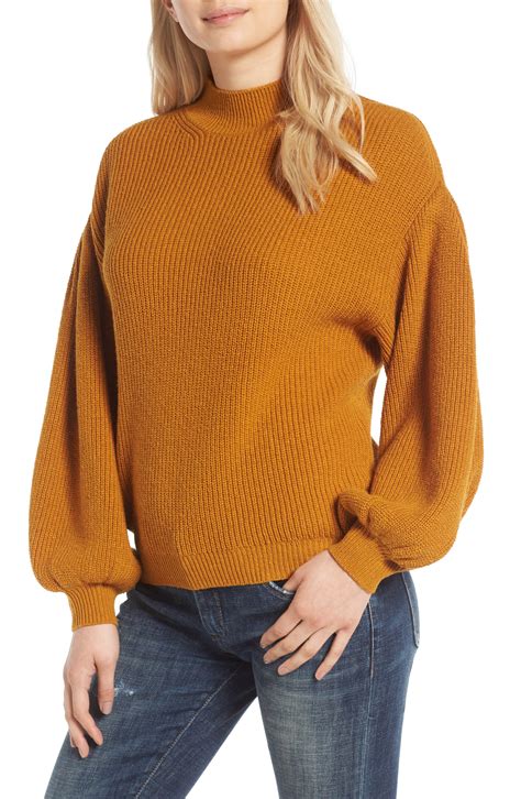 Blouson Sleeve Sweater Cozy Sweaters Knitted Sweaters Sweaters For Women Tunics For Sale