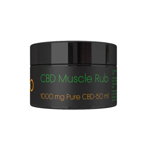 Refresh Cbd Muscle Rub 1000mg Gogo Green Organics