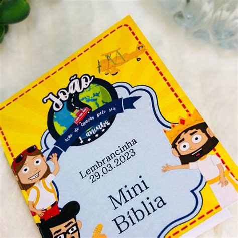 Mini B Blia Personalizada Elo Produtos Especiais