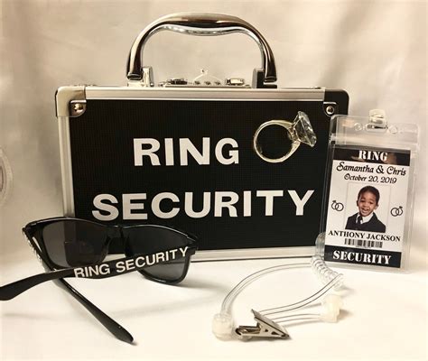 ULTIMATE RING SECURITY Kit 4 Pc. Set Black Case Badge | Etsy