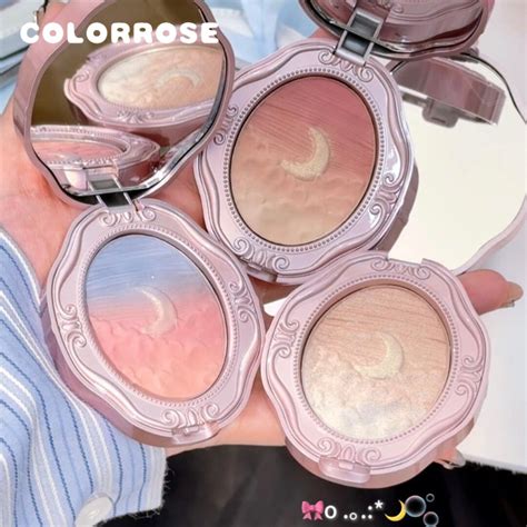 Colorrose Blush 腮红浮雕渐变腮红裸妆 Gradient Embossed Blush Genuine Nude Makeup Natural Blush Gradient