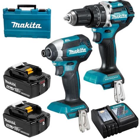 Makita Dlx Tx V Ah Li Ion Brushless Cordless Pce Combo Kit