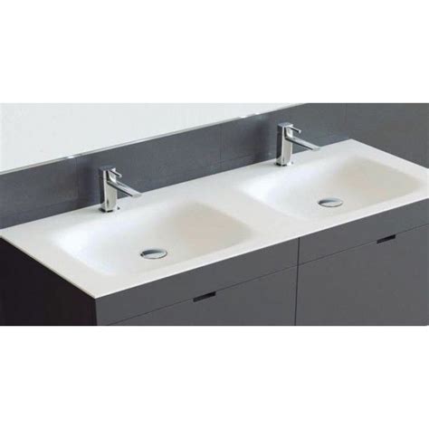 Encimera Ashton Doble Seno Blanco Solid Surface