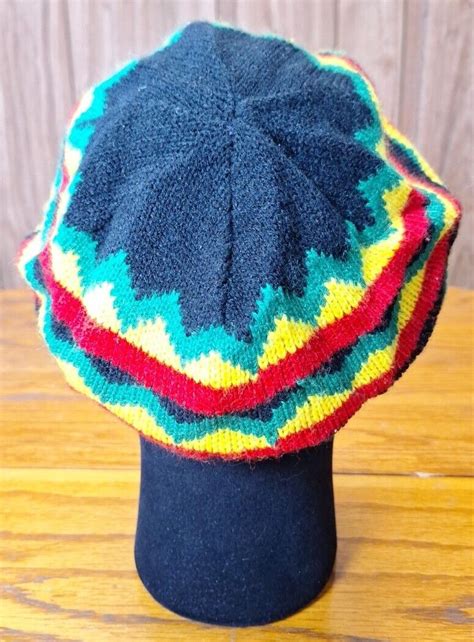 Rasta Tams Hat Beret Hippie Cap Reggae Jamaica Slouch Beanie Ebay