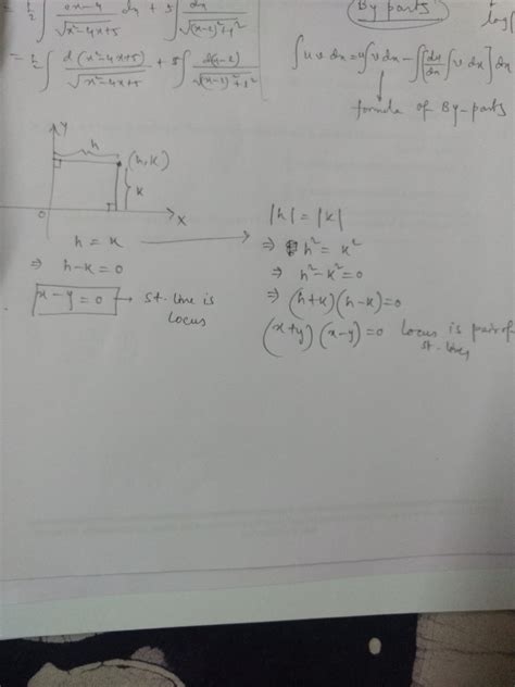 Find The Equation Of Locus Of A Point Equidistant From A And The