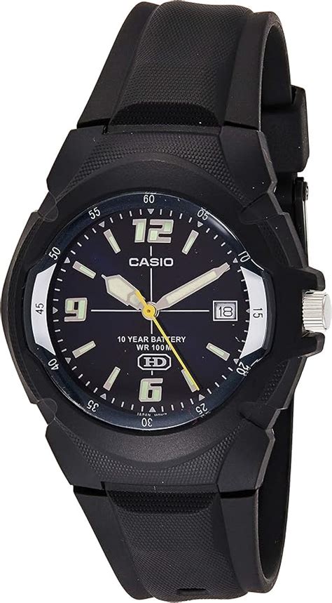 Casio Mens 10 Year Battery Sport Watch Mw600f 2av Black One Size
