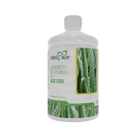 Suco De Babosa Aloe Vera Vitamina C 1 Litro Infinity Aloe Em Promoção