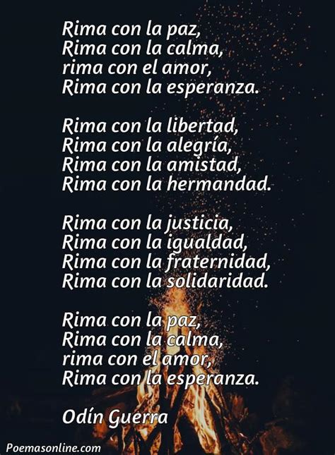 Cinco Mejores Poemas De La Paz Que Rimen Poemas Online