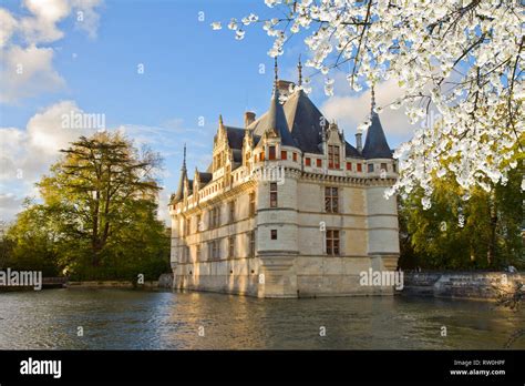 Azay-le-Rideau castle, France Stock Photo - Alamy