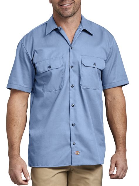 Dickies Mens And Big Mens Short Sleeve Twill Work Shirt