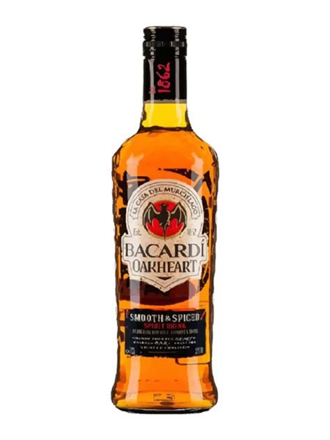 BACARDI OAKHEART SPICED RUM - 1L | Go Duty Free Mauritius