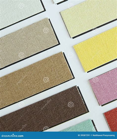 Color Tone Of Fabric Swatch Samples Stock Image Image Of Fabric